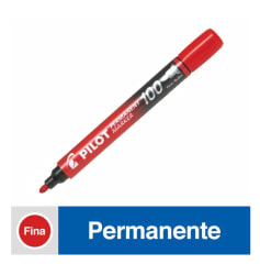 MARCADOR PERMANENTE SCA100 FINO ROJO PILOT