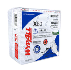 Paño Wypall X80 Azul plus 1 Bolsa X 30 Paños