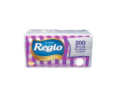 SERVILLETA REGIO COCTEL 24X24 15 PACK 200 UN.