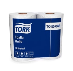 TOALLA DE PAPEL TORK PACK 16 ROLLOS PREPICADA  D/H