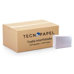 TOALLA INTERFOLIADA 18 PAQ. 250 H/S TECNOROLL