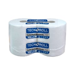 TOALLA DE PAPEL 200 M 2 ROLLOS H/S TECNOROLL