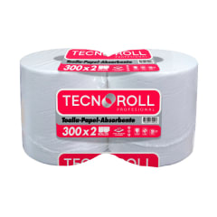 TOALLA DE PAPEL 300 M 2 ROLLOS H/S TECNOROLL