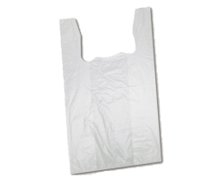 BOLSA CAMISETA BLANCA O NEGRA 45X55 / 100 UN.