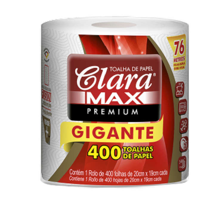 TOALLA DE PAPEL CLARA 400 DH