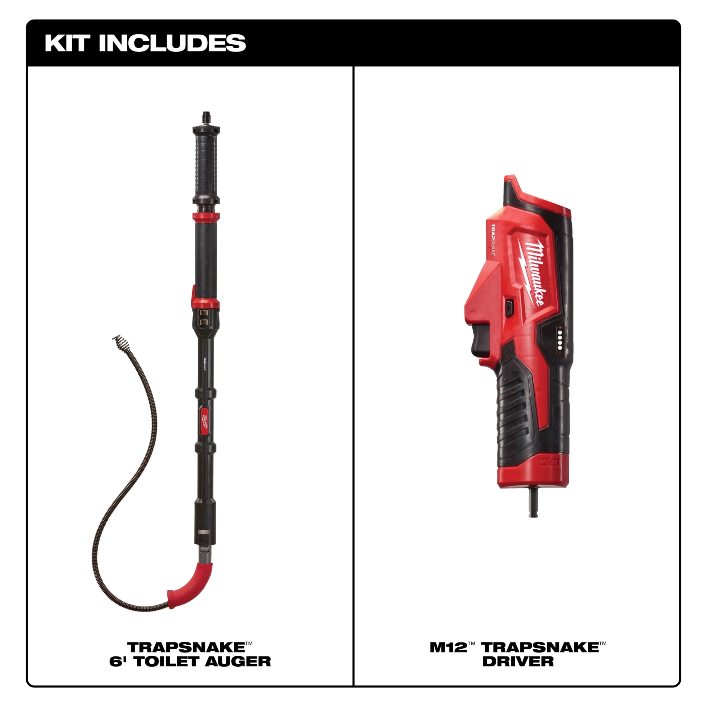 M12 Trapsnake ドライバーキット Milwaukee Tool 2575-21用 TALADRO