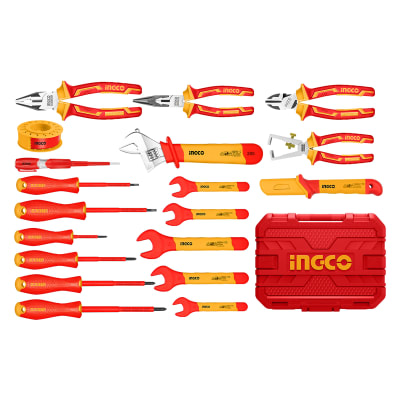 SET DE HERRAMIENTAS VDE 19 PCS INGCO HKITH19011