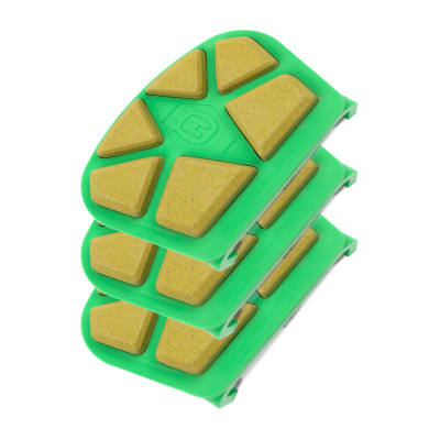 Pack 3 diamantes de resina G3000 verde Husqvarna