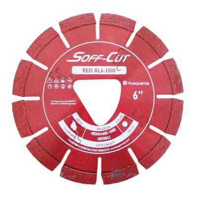 Disco de corte en fresco 6'' Soff-Cut Husqvarna
