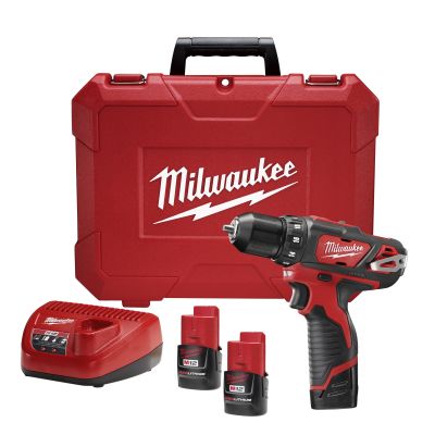 TALADRO ATORNILLADOR M12 10MM 2 BATERIAS MILWAUKEE 2407-259 TALADRO ATORNILLADOR M12 10MM 2 BATERIAS MILWAUKEE 2407-259