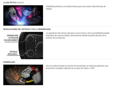 MASCARA FOTOSENCIBLE MMA/MIG - MAG/TIG T-VIEW 180 TELWIN MASCARA FOTOSENCIBLE MMA/MIG - MAG/TIG T-VIEW 180 TELWIN
