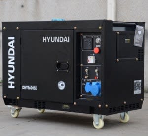GENERADOR HYUNDAI Diesel 6/6,3 Kw/Kva P. ELECTRICA MONOFASICO CERRADO 78DHY8600SE