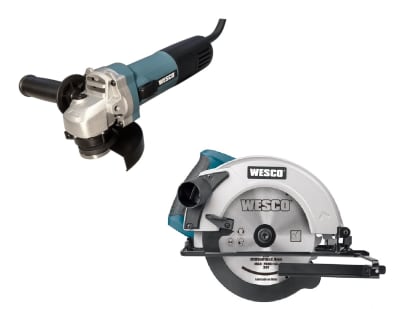 Sierra Circular 7 1/4 + Esmeril 4 1/2 Wesco | Hdtools Sierra Circular 7 1/4 + Esmeril 4 1/2 Wesco | Hdtools
