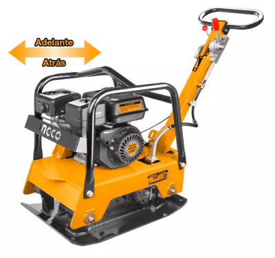 PLACA COMPACTADORA A GASOLINA REVERSIBLE 6,5HP INGCO GCP125-2