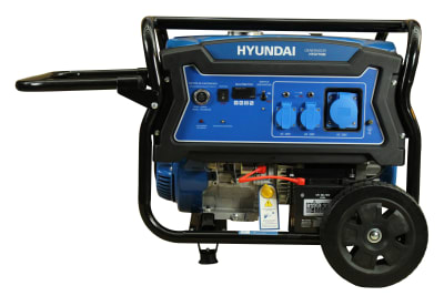 Generador Hyundai Gasolina 5,5 Kva P.eléct. monof. Abierto c/ruedas HYG7750E1