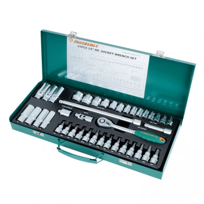 JUEGO DE DADOS 3/8'; 41 PIEZAS S04H3141S JONNESWAY