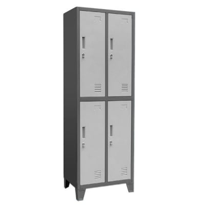 Locker metálico 2 cuerpos 2 puertas L200-2
