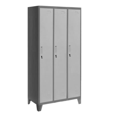 Locker metálico 3 cuerpos 1 puerta L300-1