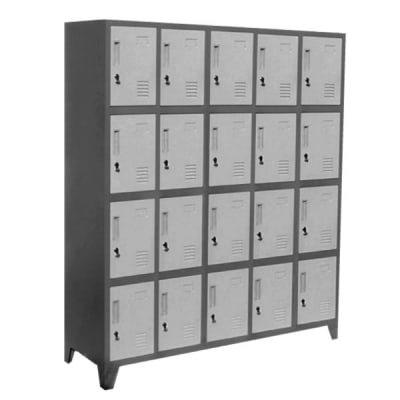 Locker metálico 5 cuerpos 4 puertas L500-4