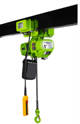 TECLE CADENA TRIFÁSICO CON CARRO 6 METROS 1 TONELADA 380V1