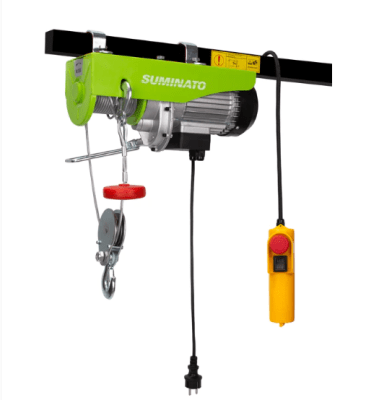 TECLE ELECTRICO CON PIOLA DE ACERO 12M 990 KG SUMINATO1