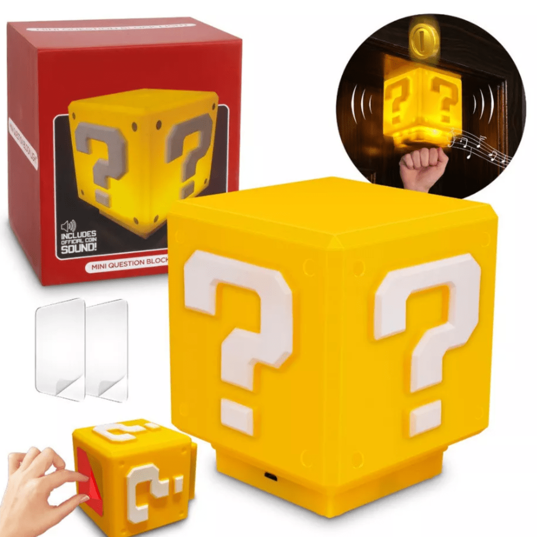 Lámpara Mario Bros Con Sonido Coin/game Over Usb HD TOOLS