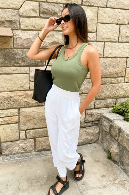 Pantalón Salem blanco