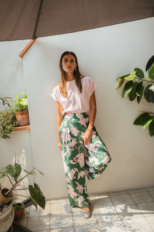 Palazzo Tulum verde flores