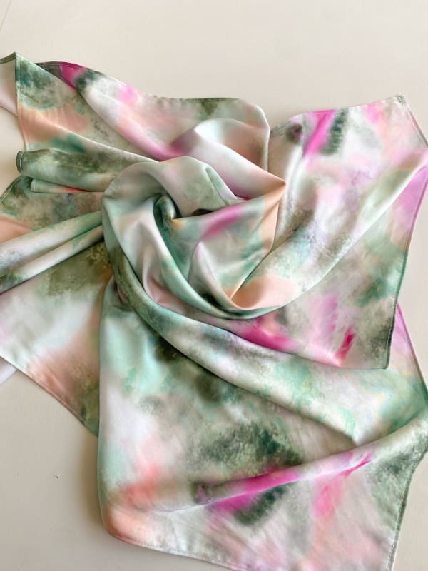 Pañuelo print verde