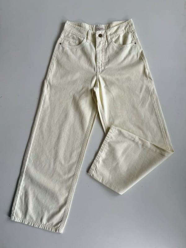 Pantalón Viena wide amarillo