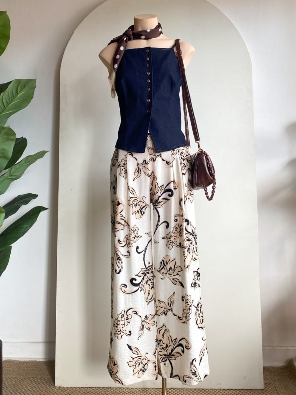 Palazzo Tulum crema flores