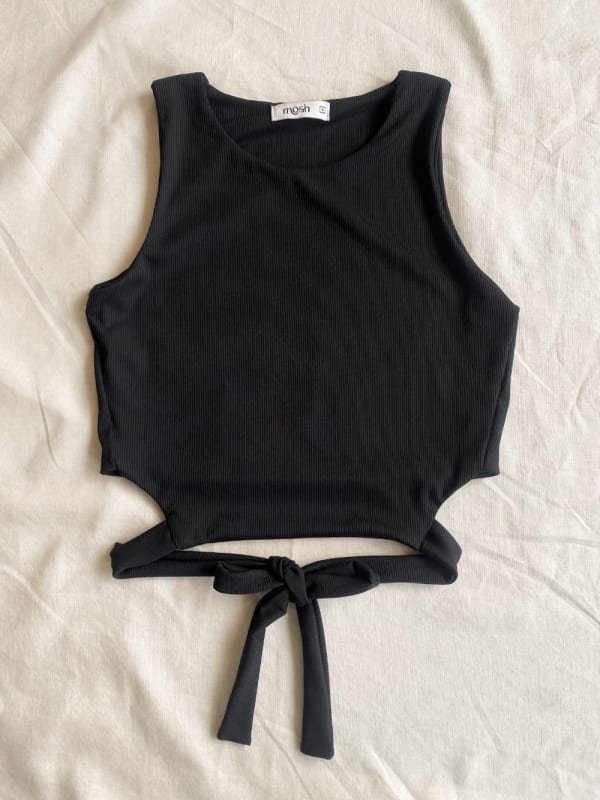Top Oriana negro