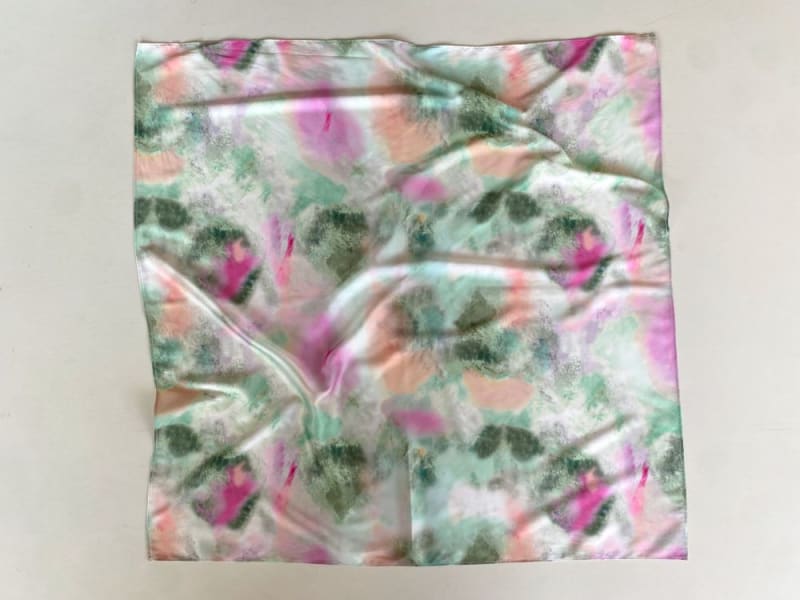 Pañuelo print verde