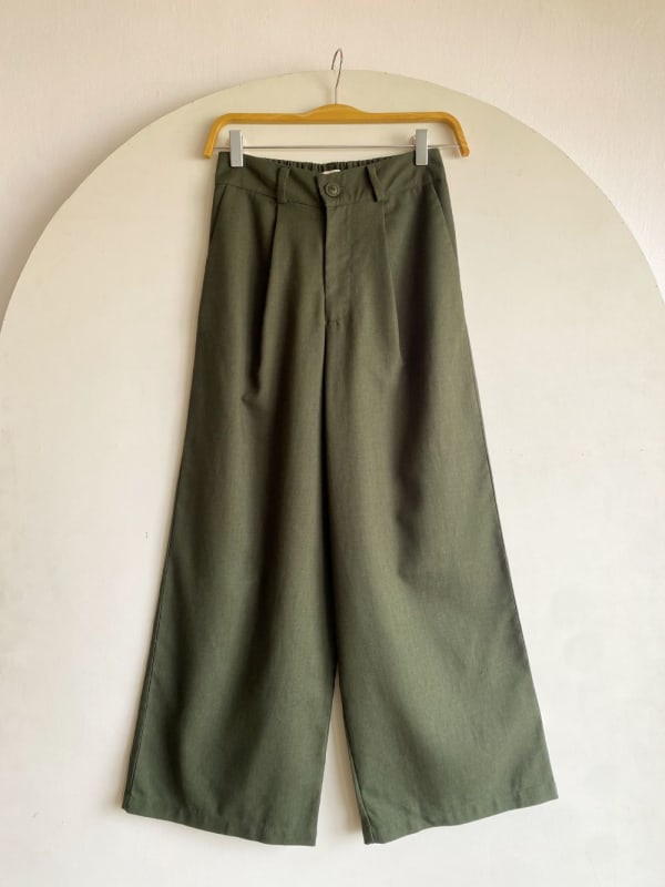 Pantalon Mónaco verde militar
