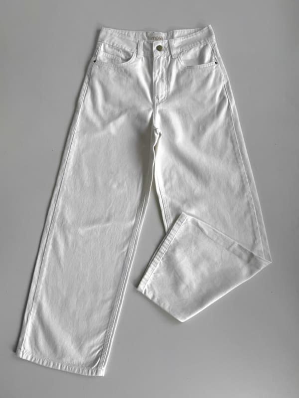 Pantalón Viena wide hueso