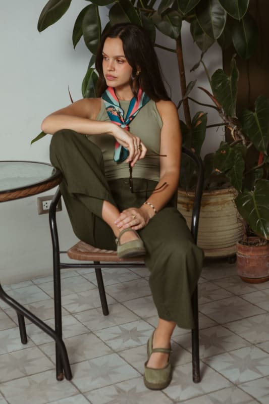 Pantalon Mónaco chocolate