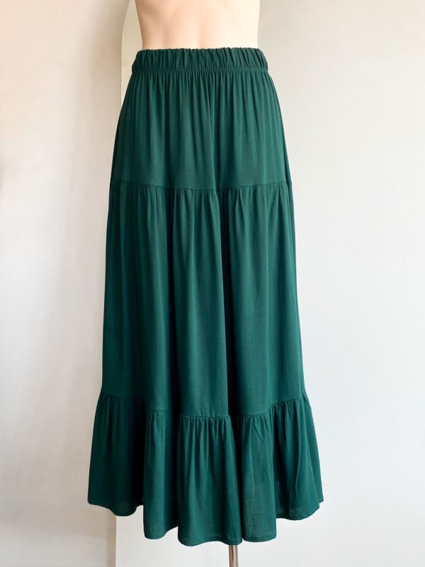 Falda tiempos verde
