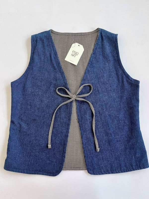 Chaleco Lyon azul/negro