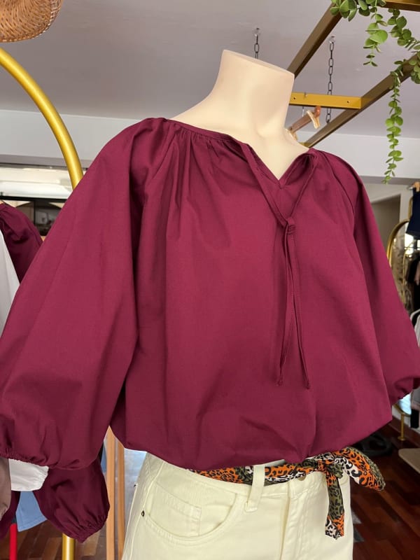 Blusa Nube vino