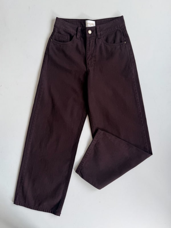 Pantalón Viena wide chocolate