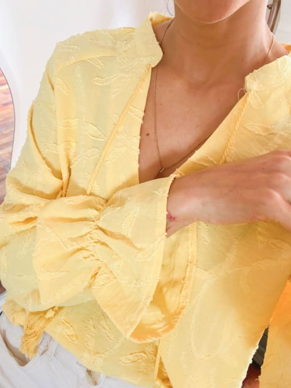 Blusa Boho amarillo
