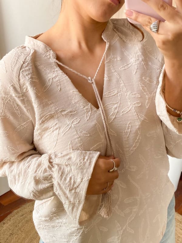 Blusa Boho beige Blusa Boho beige