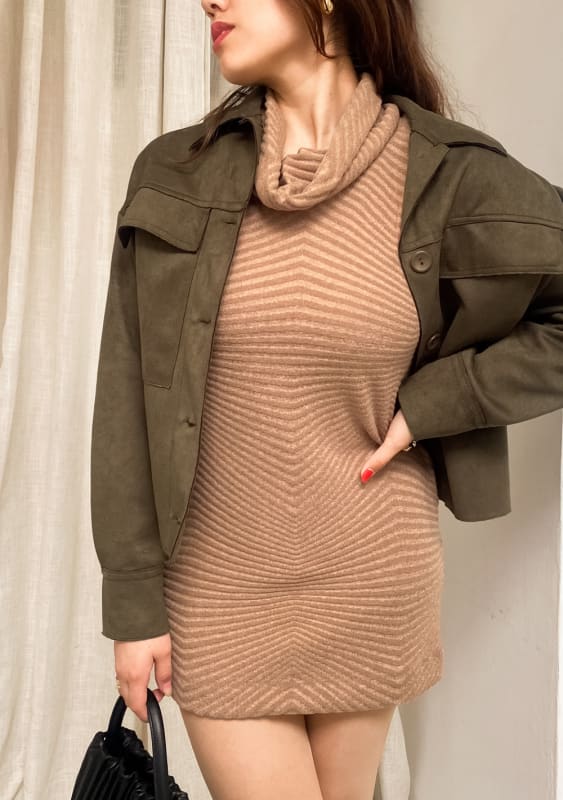 Vestido Bruselas marrón