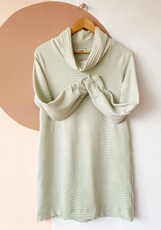 Vestido Bruselas verde agua