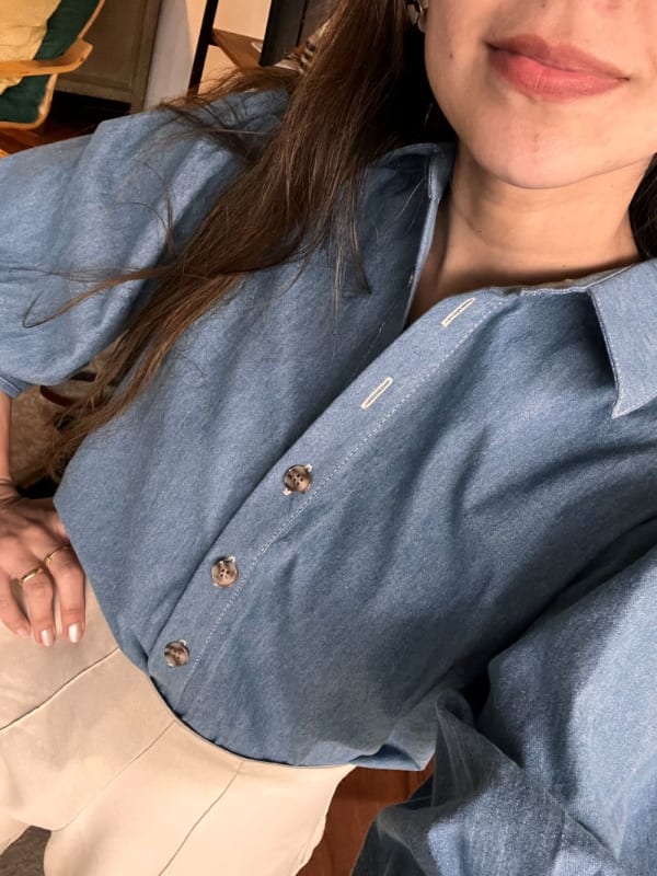 Blusa Bloom celeste Blusa Bloom celeste