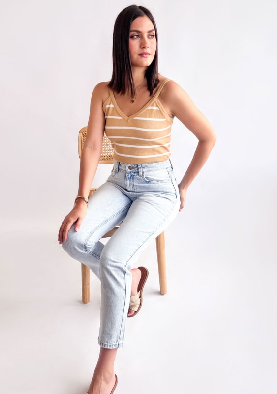 Girlfriend Jeans Sky Girlfriend Jeans Sky