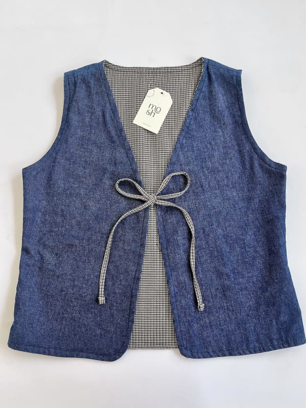 Chaleco Lyon azul/negro