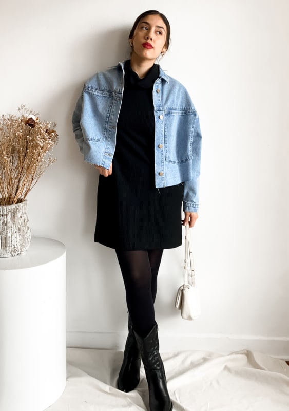 Vestido Bruselas negro