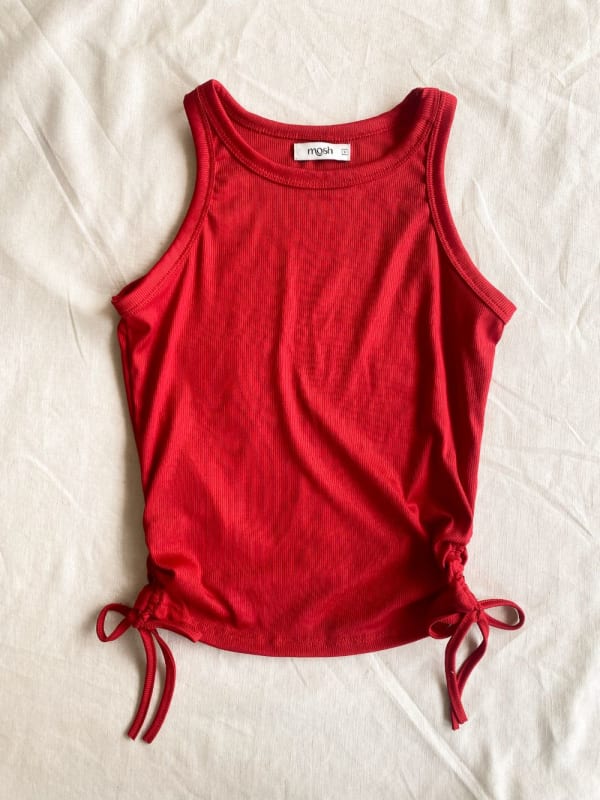 Top Lorenza rojo