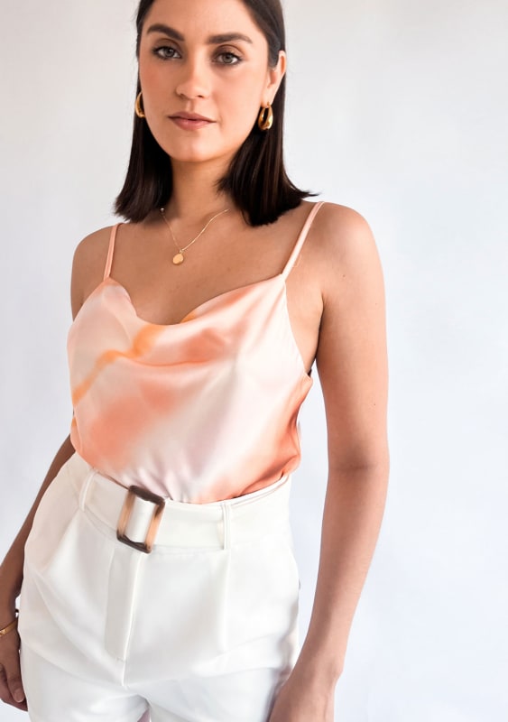 Blusa Holly print melon